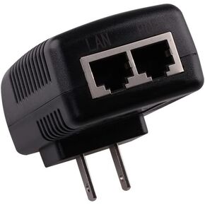 POE Injector 48V 24V 12V Power Over Ethernet PoE+ Injector | 30W | 802.3 af/at | Plug & Play | up to 100 Meters (325 Feet) (12V)