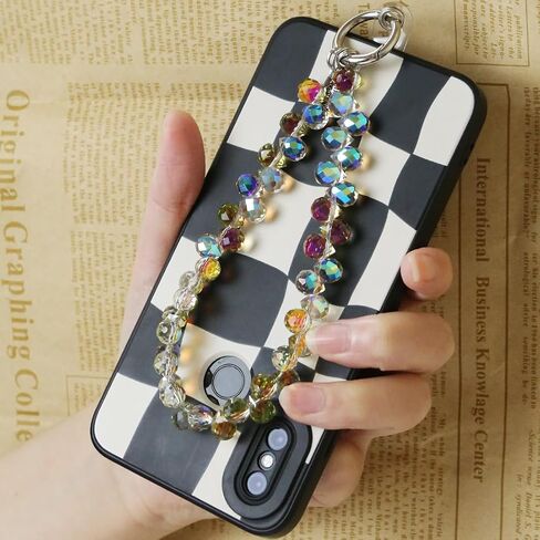 CellPhone Wrist Strap,Beaded Phone Charms,Bling Wristlet Lanyards,Fashionable Bracelet for Phone,Bag,Key,Camera in Saudi Arabia