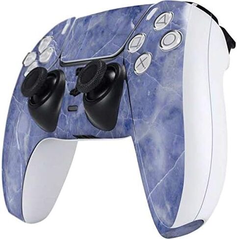 Skinit Decal Gaming Skin Compatible with PS5 Controller - Crushed Blue Design in Kuwait