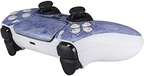 Skinit Decal Gaming Skin Compatible with PS5 Controller - Crushed Blue Design in Kuwait