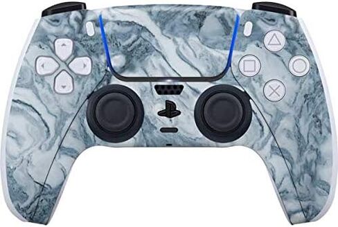 Skinit Decal Gaming Skin Compatible with PS5 Controller - Crushed Blue Design in Kuwait