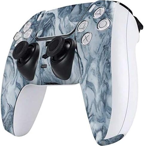 Skinit Decal Gaming Skin Compatible with PS5 Controller - Crushed Blue Design in Kuwait