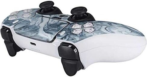 Skinit Decal Gaming Skin Compatible with PS5 Controller - Crushed Blue Design in Kuwait