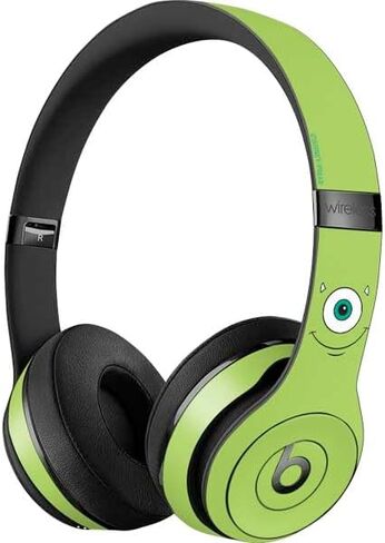 Skinit Decal Audio Skin Compatible with Beats Solo 3 Wireless - Officially Licensed Disney Monsters Inc. Mike‚Äôs Face Design in Kuwait