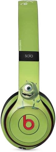 Skinit Decal Audio Skin Compatible with Beats Solo 3 Wireless - Officially Licensed Disney Monsters Inc. Mike‚Äôs Face Design in Kuwait