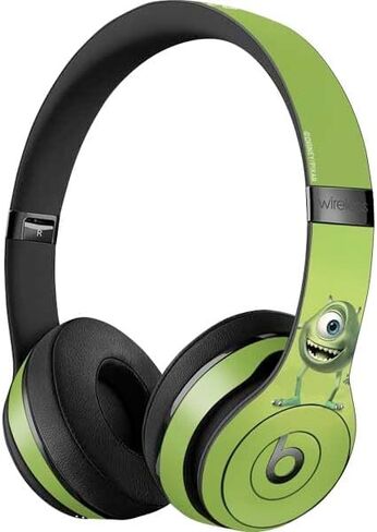Skinit Decal Audio Skin Compatible with Beats Solo 3 Wireless - Officially Licensed Disney Monsters Inc. Mike‚Äôs Face Design in Kuwait