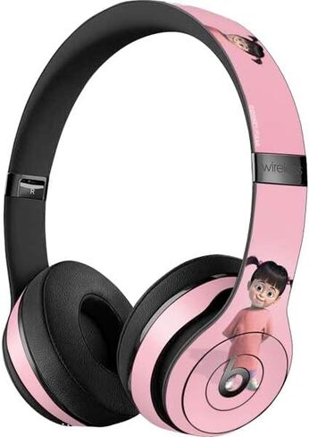Skinit Decal Audio Skin Compatible with Beats Solo 3 Wireless - Officially Licensed Disney Monsters Inc. Mike‚Äôs Face Design in Kuwait