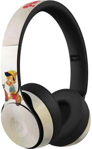Skinit Skinit Audio Audio Skin متوافق مع Beats Solo Pro - تصميم صورة Disney Pinocchio المرخص رسميًا in Kuwait
