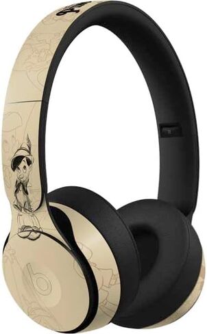 Skinit Skinit Audio Audio Skin متوافق مع Beats Solo Pro - تصميم صورة Disney Pinocchio المرخص رسميًا in Kuwait