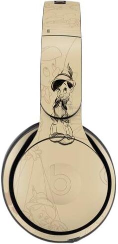 Skinit Skinit Audio Audio Skin متوافق مع Beats Solo Pro - تصميم صورة Disney Pinocchio المرخص رسميًا in Kuwait