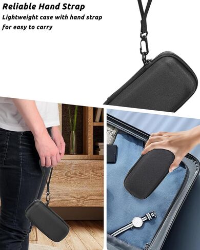RAIACE Hard Storage Case Compatible with Anker 25,000mAh Power Bank, with Mesh Pocket for Cables or Accessories. (for Sale is case only). - Black in Saudi Arabia