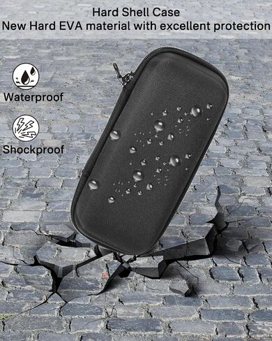RAIACE Hard Storage Case Compatible with Anker 25,000mAh Power Bank, with Mesh Pocket for Cables or Accessories. (for Sale is case only). - Black in Saudi Arabia
