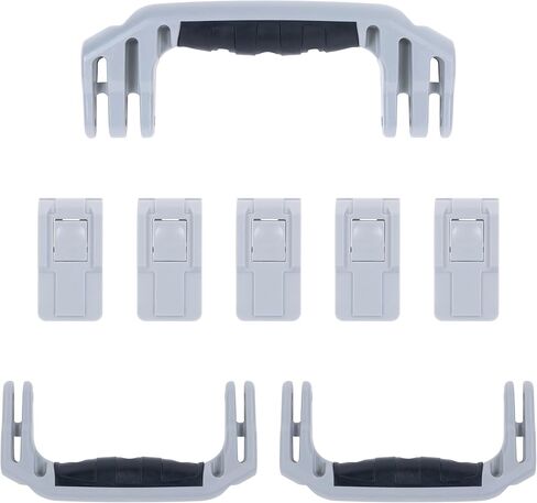 Pelican 1615 Replacement Handle & Latch Set by ColorCase - Red Handles & Push Button Latches in Saudi Arabia