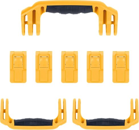 Pelican 1615 Replacement Handle & Latch Set by ColorCase - Red Handles & Push Button Latches in Saudi Arabia