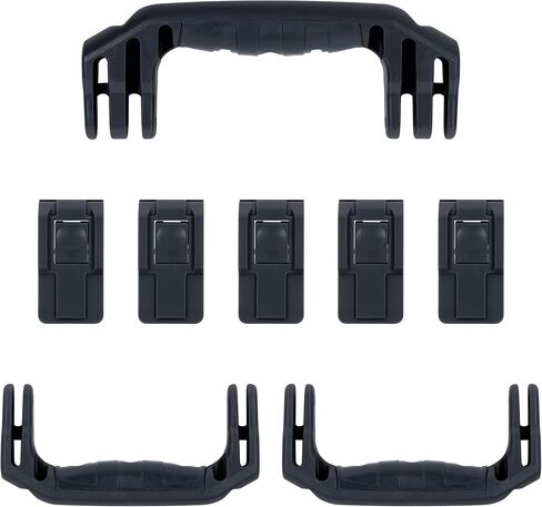 Pelican 1615 Replacement Handle & Latch Set by ColorCase - Red Handles & Push Button Latches in Saudi Arabia