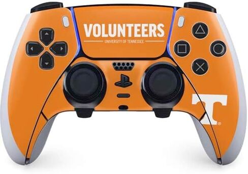 Skinit Decal Gaming Skin Compatible with PS5 DualSense Edge Pro Controller - Officially Licensed University of Tennessee-Knoxville T Logo Vols on Gray Design in Saudi Arabia