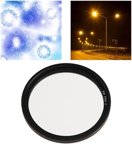 Adjustable Starlight Filter, Filter Thin HD Coating Camera Starlight for Digital Single Lens Camera (55mm) in Saudi Arabia
