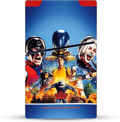 تصاميم علبة الرأس مرخصة رسميًا The Suicide Squad 2021 Prose Poster Poster Vinyl Skiner Skin Cover تتوافق مع Sony PlayStation 5 PS5 Slim/Pro Disc Edition in Saudi Arabia