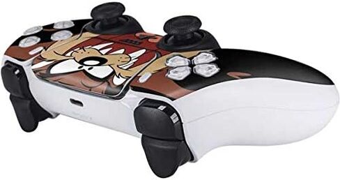 Skinit Decal Gaming Skin Compatible with PS5 Controller - Officially Licensed Looney Tunes Taz Design in Saudi Arabia