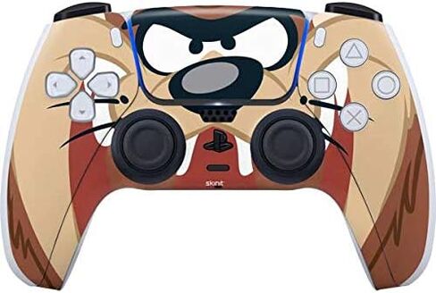 Skinit Decal Gaming Skin Compatible with PS5 Controller - Officially Licensed Looney Tunes Taz Design in Saudi Arabia