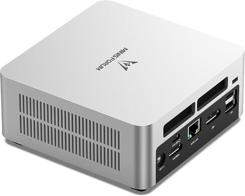 MINISFORUM NAB8 Plus Mini PC Core i7-12800H(14C/20T,up to 4.8Ghz) Barebone Desktop Computer, 1xHDMI2.1 TMDS|1xDP1.4|1xUSB4 Video Outputs, 2x2.5G LAN/WiFi6E/BT5.3/4xUSB Iris Xe Graphics Micro PC in Kuwait