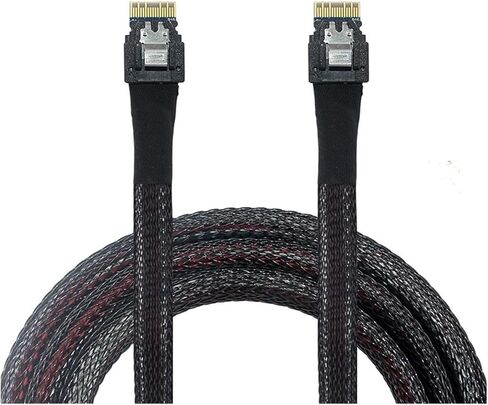 Slim S-AS SFF-8654 4i to SFF 8654 4i 12G 24G High-Speed Connection Cable 38P(0.8M) in Saudi Arabia