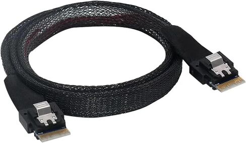 Slim S-AS SFF-8654 4i to SFF 8654 4i 12G 24G High-Speed Connection Cable 38P(0.8M) in Saudi Arabia