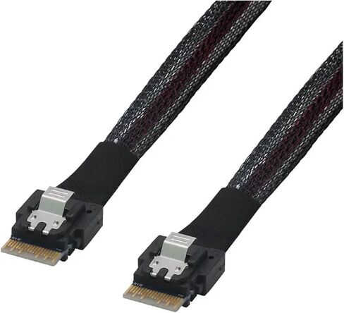 Slim S-AS SFF-8654 4i to SFF 8654 4i 12G 24G High-Speed Connection Cable 38P(0.8M) in Saudi Arabia