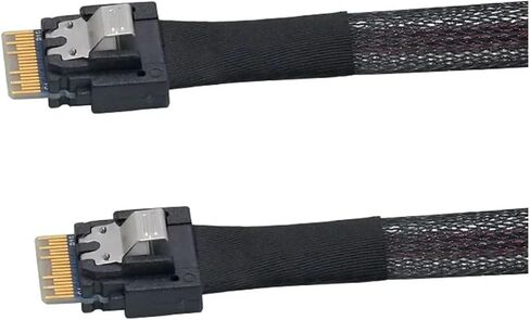 Slim S-AS SFF-8654 4i to SFF 8654 4i 12G 24G High-Speed Connection Cable 38P(0.8M) in Saudi Arabia