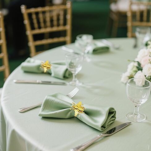 Bumblebee Napkin Rings Holder Set of 12 Gold Eco-Friendly Metal Bee Napkin Ring Insect Serviette Holder for Wedding Party Dinner Christmas Holidays Decor in Kuwait