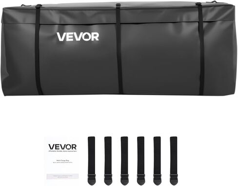 حقيبة حاملة شحن Vevor Hitch ، مقاوم للماء 840D PVC ، 59.84 × 24.02 × 24.41 في (20 قدم مكعب) ، حقيبة شحن شاقة لتخزين سرير الشاحن in Kuwait