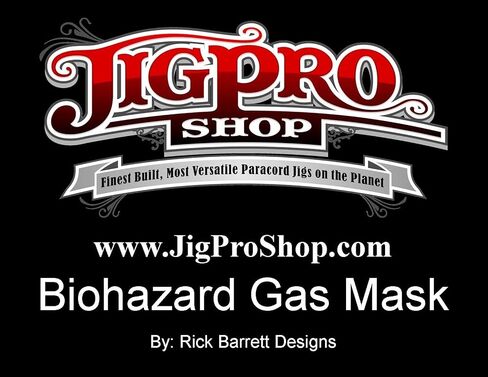 Jig Pro Shop Biohazard Gas Mask Lanyard Paracord/Leather Bead in Pewter by Rick Barrett Designs … in Saudi Arabia