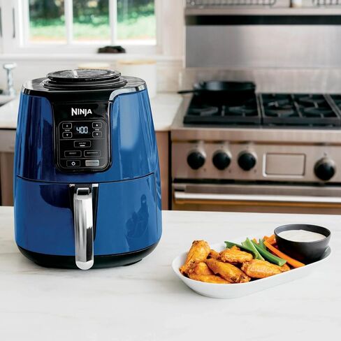 Ninja Air Fryer 4Qt | سلة 4-Quart Nonctick ، ​​طبخ منخفض الدهون | الجفاف ، إعادة تسخين ، هش | درجة الحرارة 105 ° F-400 ° F | طهاة 2 رطل البطاطس | وجبات صحية وسريعة | غسالة الصحون آمنة وسهلة التنظيف (أبيض) in Kuwait
