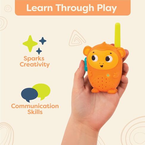 B. toys- Lolo & Woofer Walkie-Talkies- Walkie Talkie Set – 2-Pack Walkie Talkies – Long 100-Foot Range – Toys for Toddlers, Kids – 3 Years + in Kuwait