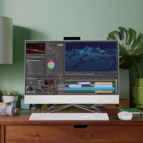 HP All-in-One 24-CB100 All-in-One Desktop 2024 New ~ 23.8" FHD IPS Touchscreen ~ Intel i3-1215U 6-Core ~ Intel UHD Graphics ~ 8GB DDR4~256GB SSD ~ Wi-Fi ~ RJ45 LAN ~ Windows 11 Home ~ WWC 32GB USB in Saudi Arabia