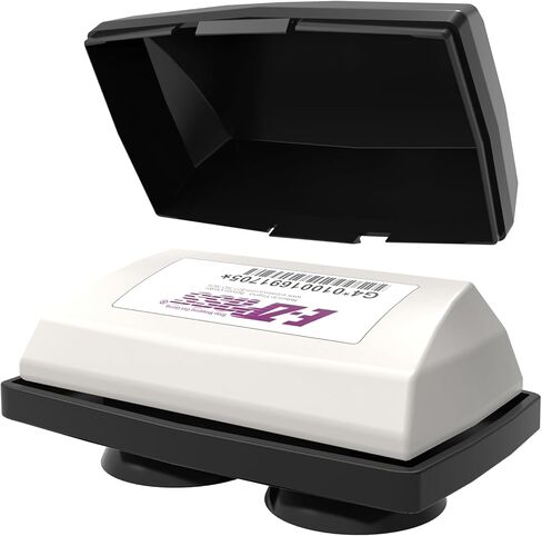 حامل وغطاء EZ Pass مع أكواب شفط قوية للغاية للزجاج الأمامي. حامل Ezpass حامل Toll Pass Transponder iPass (أسود) in Kuwait