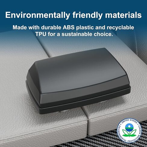 حامل وغطاء EZ Pass مع أكواب شفط قوية للغاية للزجاج الأمامي. حامل Ezpass حامل Toll Pass Transponder iPass (أسود) in Kuwait