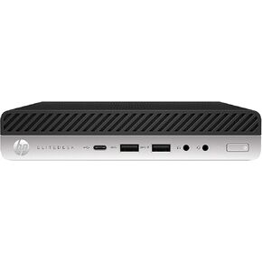 HP EliteDesk 800 G4 Desktop Mini - Intel Core i5-8500T - 16GB DDR4-256GB SSD - Intel UHD Graphics 630 - Windows 10 Pro 64-bit (Renewed)