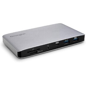 Kensington SD2480T Thunderbolt 3 و USB-C Dual 4K Station مع 60W PD ، SD & Micro SD Reader ، لنظام التشغيل Windows و MacBooks (K38410NA)