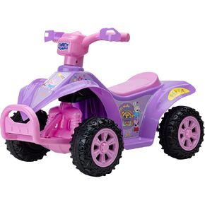 Sonic The Hedgehog 6V ATV Quad للأطفال - لعبة ركوب قوية وآمنة مع بطارية قابلة لإعادة الشحن - القيادة الأمامية والعكسية - سعة الوزن القصوى 55 رطلاً - للأعمار من 2-3 سنوات