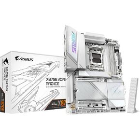 GIGABYTE X870E AORUS Elite WIFI7 AMD AM5 LGA 1718 Motherboard, ATX, DDR5, 4X M.2, PCIe 5.0, USB4, WIFI7, 2.5GbE LAN, EZ-Latch (Renewed) (Renewed) in Kuwait