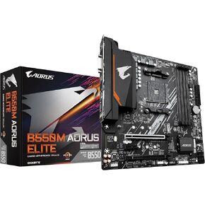 Gigabyte B550M AORUS Elite Motherboard, B550 Chipset, AMD AM4, mATX, DDR4