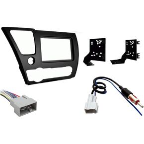 Harmony Audio Compatible with Honda Civic 2013 Double DIN Stereo Harness Radio Install Dash Kit Package New