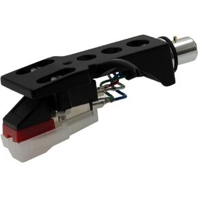 MG09+HS - خرطوشة القرص الدوار المثبتة مسبقًا ، والأسلوب المخروطي ، يناسب أكثر من 1/2 بوصة القرص الدوار SME الذي يتميز بملف منحني ، وخيارات ألوان رأس متعددة (أسود)