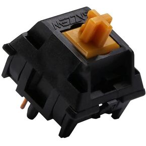 Gazzew Boba Black U4 / U4T Switch ، 5pin silent / thocky thocky switches for mechanical gaming keyboard (color: u4t 62g ، size: 70pcs) in Kuwait