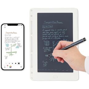 GOWENIC Digital Smart Pen and Writing Board Set, Real time Sync for Digitizing, Convert to Text, Compatible with Android & iOS, for Learning Work Drawing