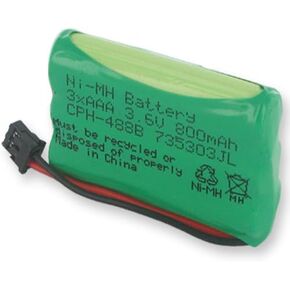 EM-CPH-488B - Ni-MH, 3.6 Volt, 800 mAh, Ultra Hi-Capacity Battery - Replacement Battery for Uniden BT-446 Cordless Phone Battery