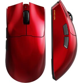 S9 Max Lightweight Wireless Gaming Mouse, Tri-Mode Wireless Mouse 2.4G/USB-C/BT, 8K Polling, 42K DPI, PAW3390 Optical Sensor, Kailh Switch, 500mAh, 5 Programmable Buttons for PC/Win/Mac-Green