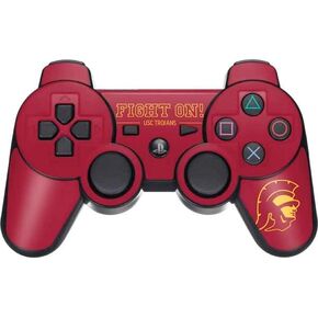 Skinit Skinit Gaming Gaming Skiner مع وحدة تحكم لاسلكية Dual Frack Dual PS3 - معركة USC مرخصة رسميًا على التصميم