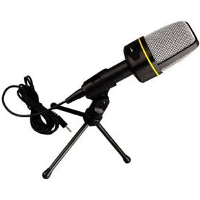 Alasum Microphone for Karaoke Singing Mini Microphone USB Microphone Kit Mics Microphone for Computer Microphone Desktop Microphone Tripod Portable, 15.00X6.00X5.30CM, Black, H117488DO327D175VXXZU